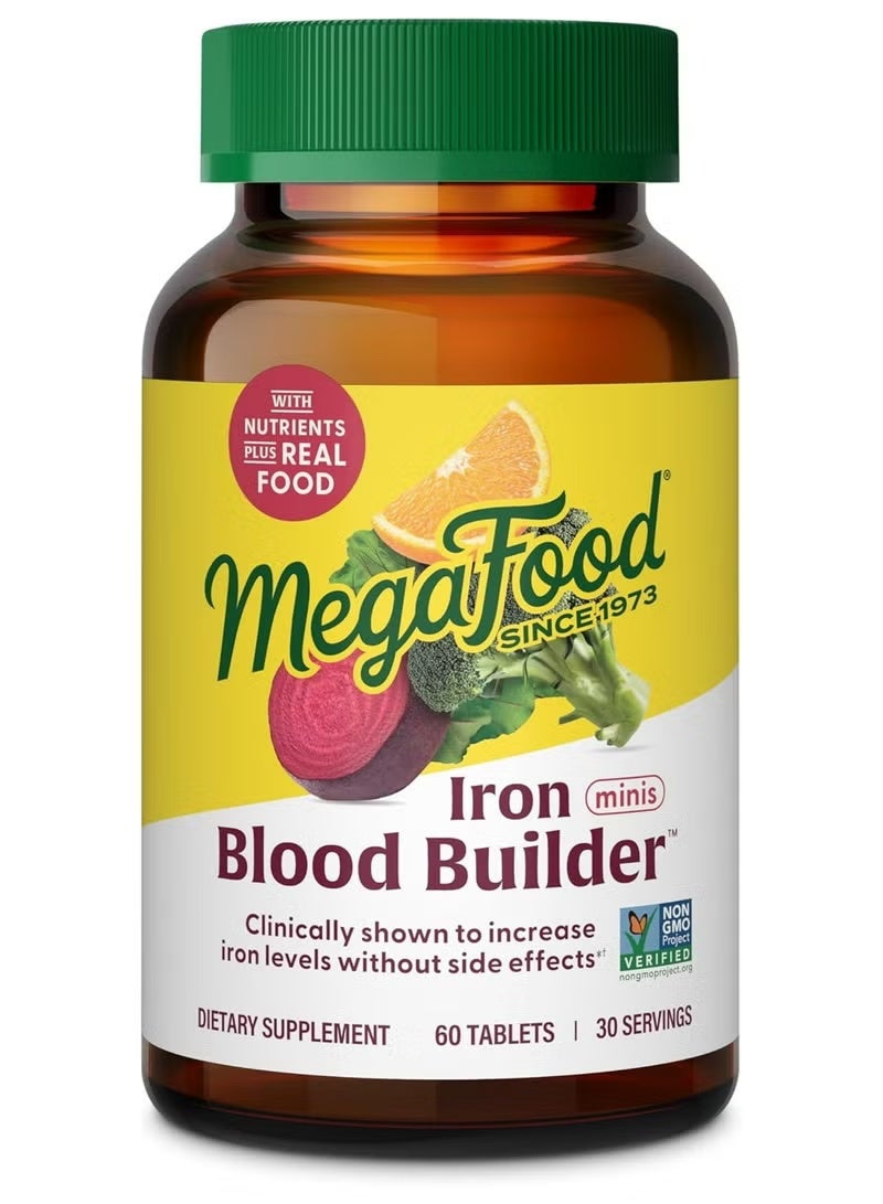 Mega Food, Mini Blood Building Supplement, 60 Tablets